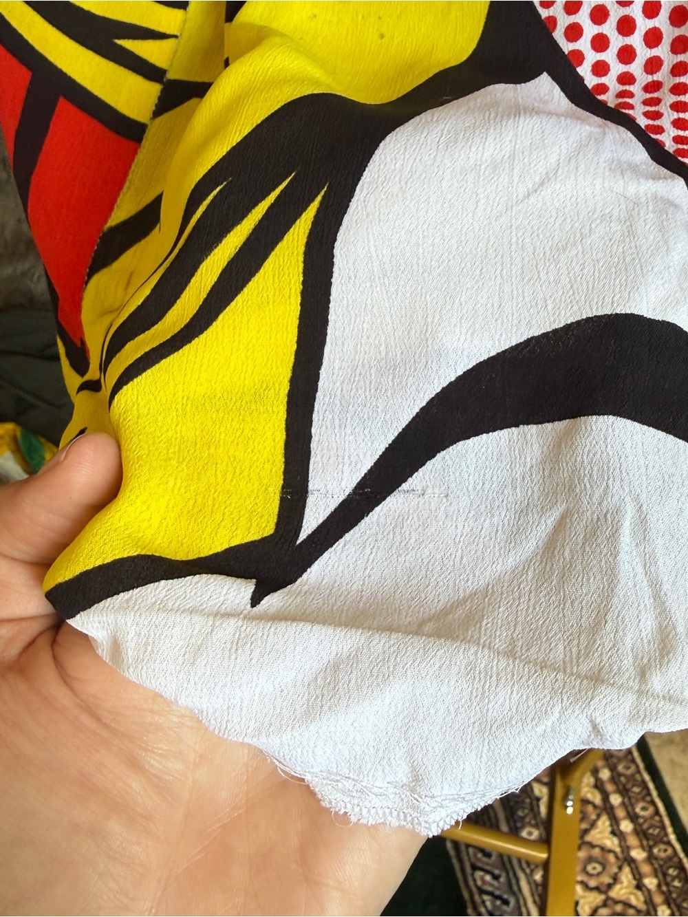 Vintage Lichtenstein Pop Up Skirt, Rare - Picture 7 of 8